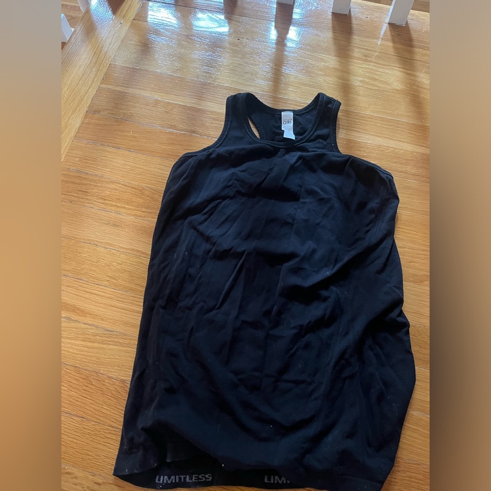 black athleta girl tank top